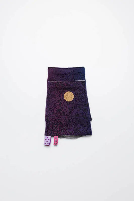 Drool Pads & Reach Straps Set, (60% cotton, 40% polyester) - WILD WINE - BOUQUET - Woven Baby Title - Default Title   drool_pad    #