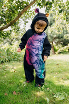 Jumpsuit for a child- Black & Jurassic  - New Era - Woven Baby 74   bear_romper    #