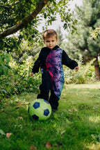 Jumpsuit for a child- Black & Jurassic  - New Era - Woven Baby 74   bear_romper    #