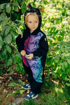 Jumpsuit for a child- Black & Jurassic  - New Era - Woven Baby 74   bear_romper    #