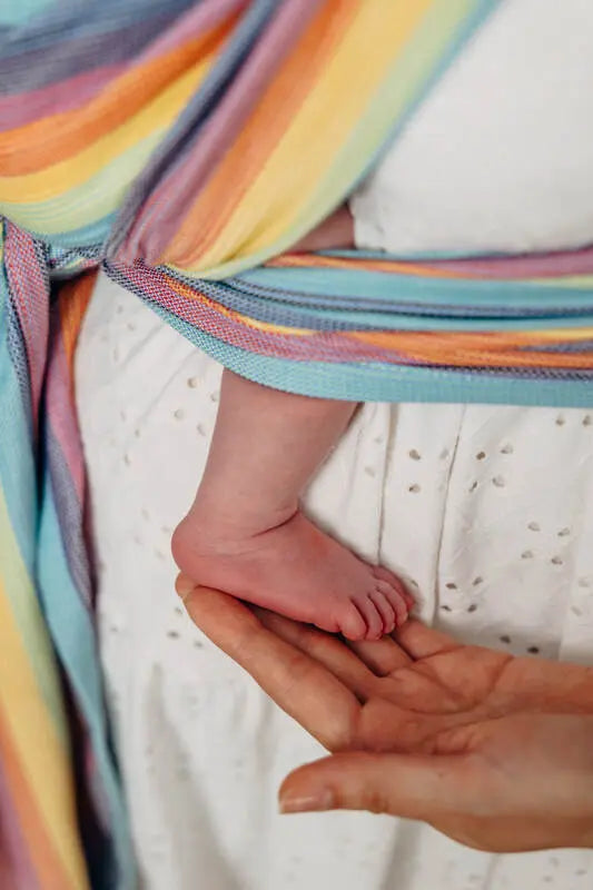 Baby sling for babies with low birthweight, Broken Twill Weave (100% cotton) - LUNA - Woven Baby Size - L-Size - M-Size - S-Size - XL-Size - XS   premature_woven_wraps    #