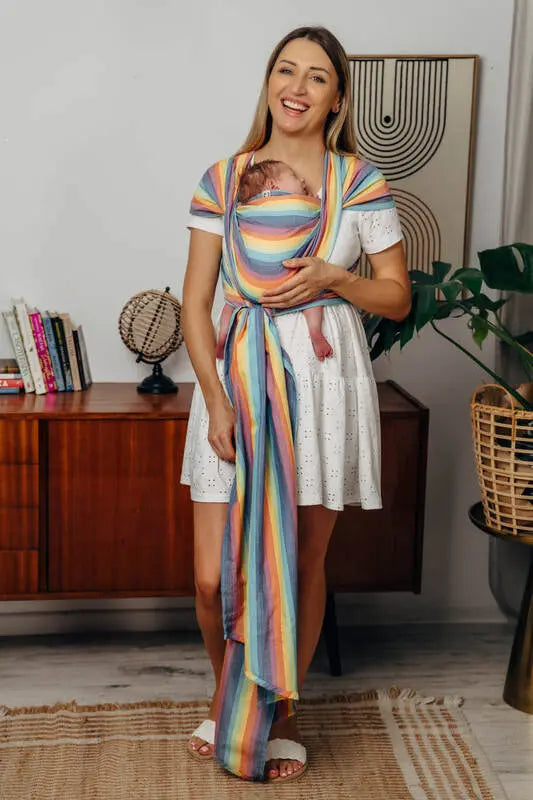 Baby sling for babies with low birthweight, Broken Twill Weave (100% cotton) - LUNA - Woven Baby Size - L-Size - M-Size - S-Size - XL-Size - XS   premature_woven_wraps    #