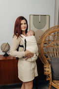 LennyLight Carrier, herringbone weave 100% cotton - LITTLE HERRINGBONE LUCE
