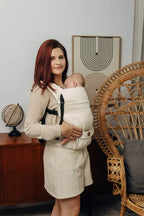 LennyLight Carrier, herringbone weave 100% cotton - LITTLE HERRINGBONE LUCE - Woven Baby Standard   lenny_light    #