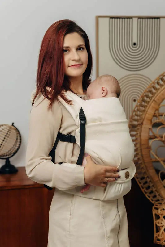 LennyLight Carrier, herringbone weave 100% cotton - LITTLE HERRINGBONE LUCE - Woven Baby Standard   lenny_light    #