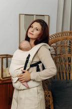 LennyLight Carrier, herringbone weave 100% cotton - LITTLE HERRINGBONE LUCE - Woven Baby Standard   lenny_light    #
