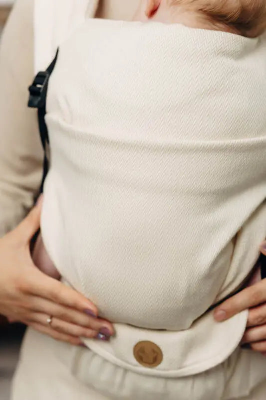 LennyLight Carrier, herringbone weave 100% cotton - LITTLE HERRINGBONE LUCE - Woven Baby Standard   lenny_light    #