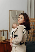 LennyLight Carrier, herringbone weave 100% cotton - LITTLE HERRINGBONE LUCE - Woven Baby Standard   lenny_light    #