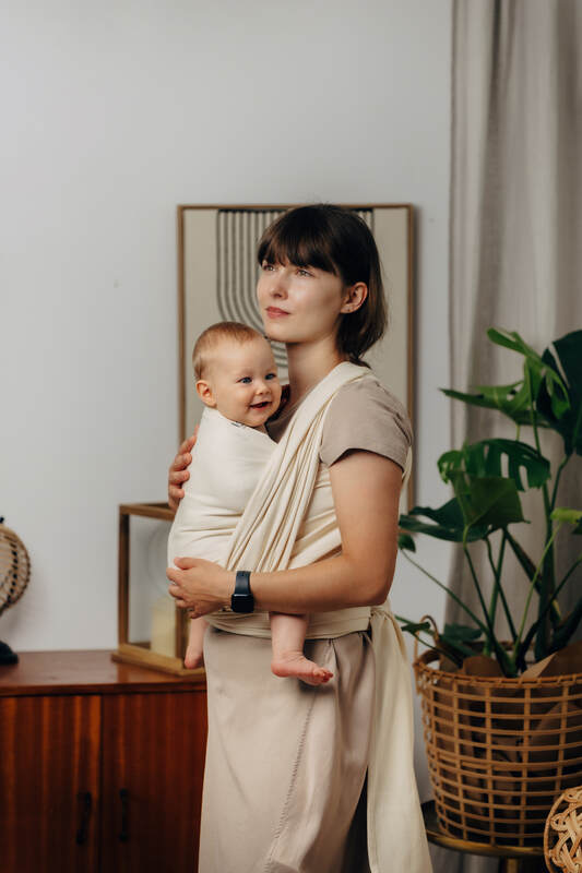 Baby Sling, Herringbone Weave (100% cotton) - LITTLE HERRINGBONE LUCE