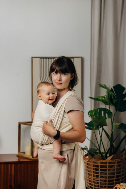 Baby Sling, Herringbone Weave (100% cotton) - LITTLE HERRINGBONE LUCE