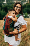 LennyLight Carrier, jacquard weave 100% cotton - RAINFOREST - DIVERSE