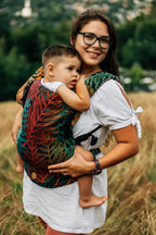 LennyLight Carrier, jacquard weave 100% cotton - RAINFOREST - DIVERSE - Woven Baby Standard   lenny_light    #