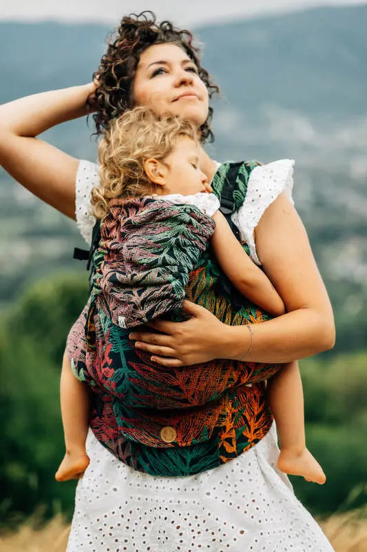 LennyPreschool Carrier, jacquard weave (100% cotton) - RAINFOREST - DIVERSE - Woven Baby Preschool   lenny_preschool    #