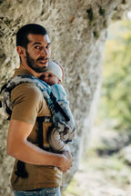 LennyLight Carrier, jacquard weave 100% cotton - JURASSIC - FOSSIL - Woven Baby Standard   lenny_light    #