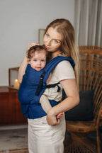 My First Baby Carrier - LennyLight, herringbone weave 100% cotton - COBALT - Woven Baby Standard   lenny_light    #