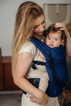 My First Baby Carrier - LennyLight, herringbone weave 100% cotton - COBALT - Woven Baby Standard   lenny_light    #