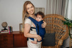 My First Baby Carrier - LennyLight, herringbone weave 100% cotton - COBALT - Woven Baby Standard   lenny_light    #