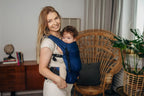 My First Baby Carrier - LennyLight, herringbone weave 100% cotton - COBALT - Woven Baby Standard   lenny_light    #