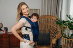 My First Baby Carrier - LennyLight, herringbone weave 100% cotton - COBALT - Woven Baby Standard   lenny_light    #