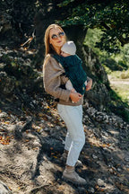 LennyLight Carrier, jacquard weave (63% cotton, 37% merino wool) - ZEBRA - SAVANNA - Woven Baby Standard   lenny_light    #
