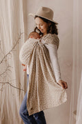 Ring Sling, Jacquard Weave (62% cotton, 38% bamboo viscose), with gathered shoulder - TETRIS - PRESTO - standard 1.8m