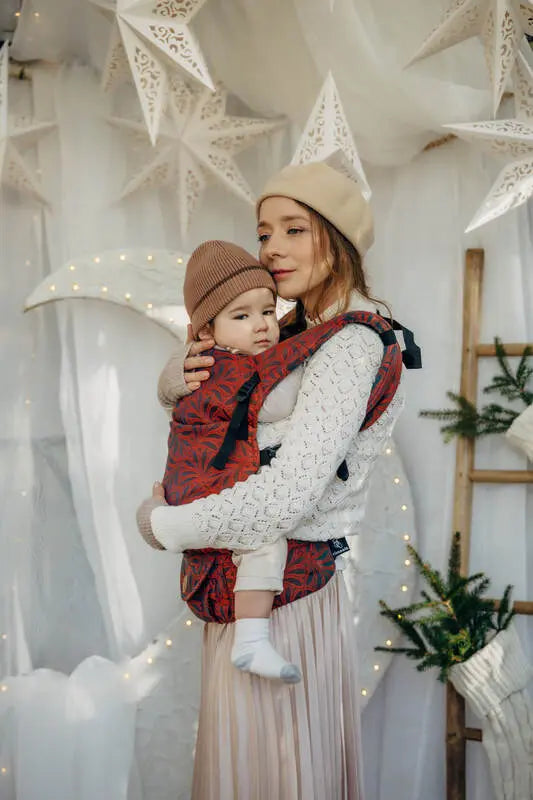 LennyLight Carrier, jacquard weave 100% cotton - INFINITY - GERDA - Woven Baby Size - Standard   lenny_light    #