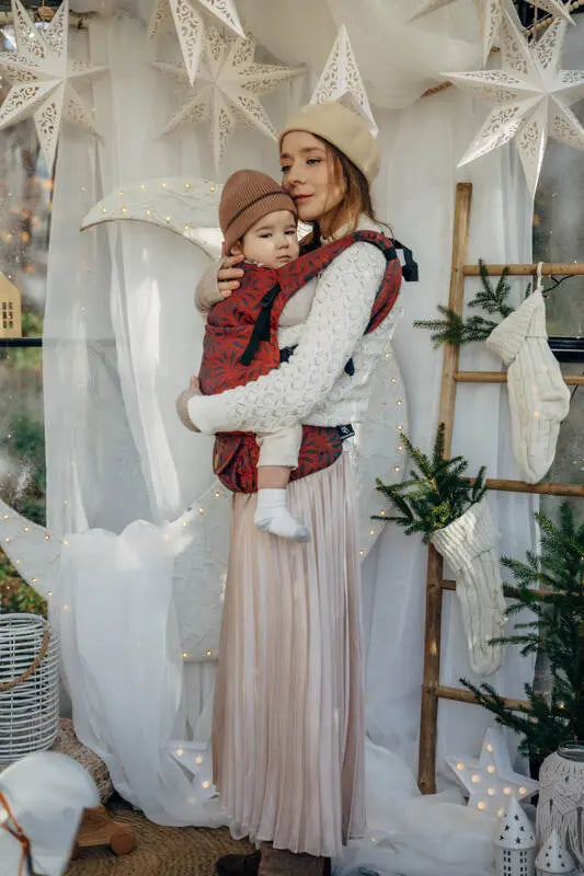 LennyLight Carrier, jacquard weave 100% cotton - INFINITY - GERDA - Woven Baby Size - Standard   lenny_light    #