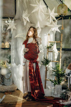 Baby Wrap, Jacquard Weave (100% cotton) - INFINITY - GERDA - Woven Baby XS - 4   long_woven_wraps    #