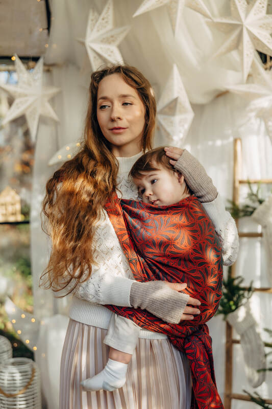 Baby Wrap, Jacquard Weave (100% cotton) - INFINITY - GERDA