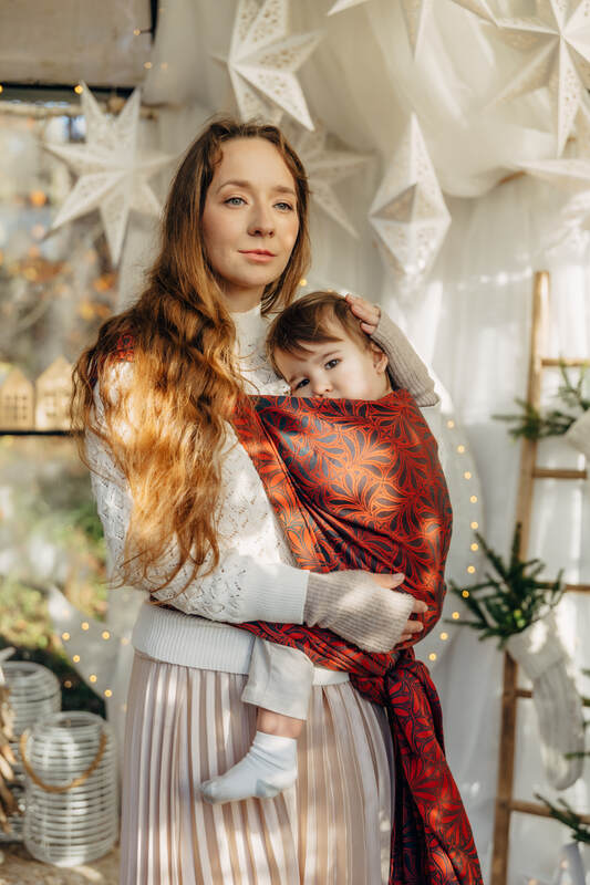 Baby Wrap, Jacquard Weave (100% cotton) - INFINITY - GERDA