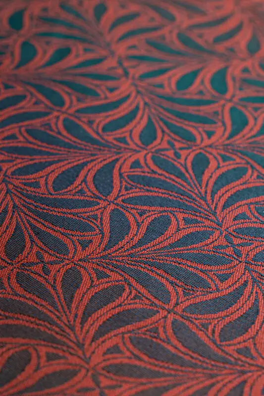 Baby Wrap, Jacquard Weave (100% cotton) - INFINITY - GERDA - Woven Baby XS - 4   long_woven_wraps    #