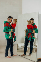 Baby Wrap, Jacquard Weave, (74% merino wool, 26% combed cotton) - EXPERIMENT no. 28 - Woven Baby M - 6   long_woven_wraps    #