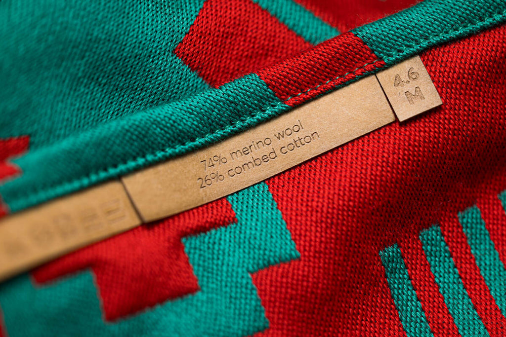 Baby Wrap, Jacquard Weave, (74% merino wool, 26% combed cotton) - EXPERIMENT no. 28 - Woven Baby M - 6   long_woven_wraps    #