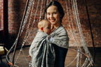 Ring Sling, Jacquard Weave, with gathered shoulder (63% cotton, 37% silk) - SKETCHES OF NATURE - EPIC - standard 1.8m - Woven Baby    ring_slings    #