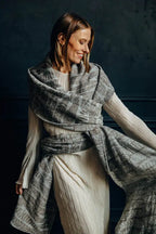 Baby Wrap, Jacquard Weave (63% cotton, 37% silk) - SKETCHES OF NATURE - EPIC - Woven Baby S - 5   long_woven_wraps    #