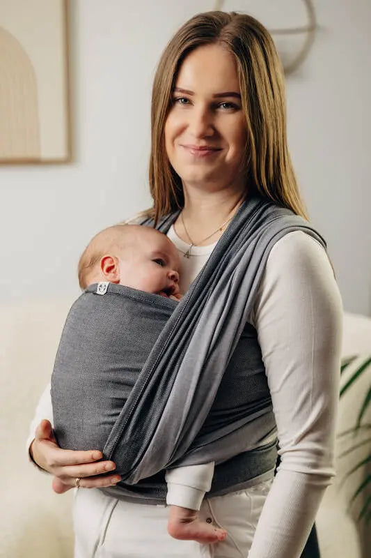 My First Baby Sling - HOWLITE, Broken Twill Weave, 100% cotton - Woven Baby Size - L-Size - M-Size - S-Size - XL-Size - XS   long_woven_wraps    #