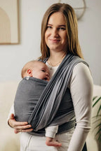 My First Baby Sling - HOWLITE, Broken Twill Weave, 100% cotton - Woven Baby XS - 4   long_woven_wraps    #