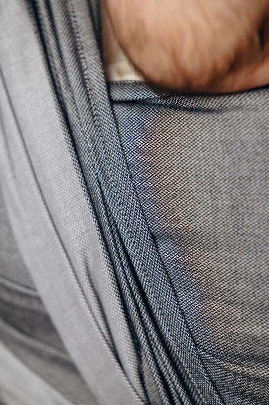 My First Baby Sling - HOWLITE, Broken Twill Weave, 100% cotton - Woven Baby XS - 4   long_woven_wraps    #