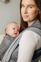 My First Baby Sling - HOWLITE, Broken Twill Weave, 100% cotton - Woven Baby XS - 4   long_woven_wraps    #