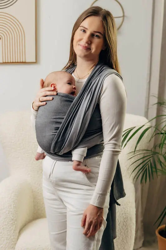 My First Baby Sling - HOWLITE, Broken Twill Weave, 100% cotton (grade B) - Woven Baby S - 5   long_woven_wraps    #
