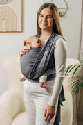 My First Baby Sling - HOWLITE, Broken Twill Weave, 100% cotton (grade B) - Woven Baby M - 6   long_woven_wraps    #