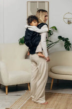 LennyPreschool Carrier, herringbone weave 100% cotton - LITTLE HERRINGBONE EBONY BLACK - Woven Baby Preschool   lenny_preschool    #