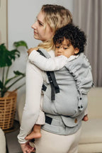 LennyPreschool Carrier, herringbone weave 100% cotton - LITTLE HERRINGBONE GREY - Woven Baby Preschool   lenny_preschool    #
