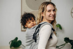 LennyPreschool Carrier, herringbone weave 100% cotton - LITTLE HERRINGBONE GREY - Woven Baby Preschool   lenny_preschool    #