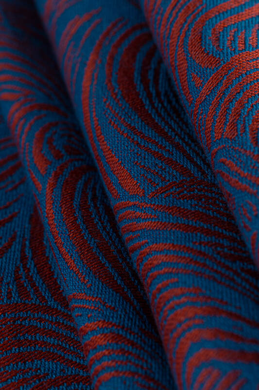 LennyLight Carrier, jacquard weave 100% cotton - RAPUNZEL - SWIRL - Woven Baby Size - Standard   lenny_light    #