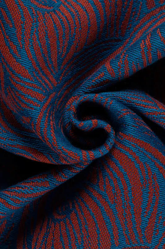 Baby Wrap, Jacquard Weave (100% cotton) - RAPUNZEL - SWIRL - Woven Baby XS - 4   long_woven_wraps    #