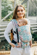 LennyLight Carrier, jacquard weave 100% cotton - TANGLED - PLAIT - Woven Baby Size - Standard   lenny_light    #