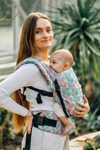 LennyLight Carrier, jacquard weave 100% cotton - TANGLED - PLAIT - Woven Baby Size - Standard   lenny_light    #