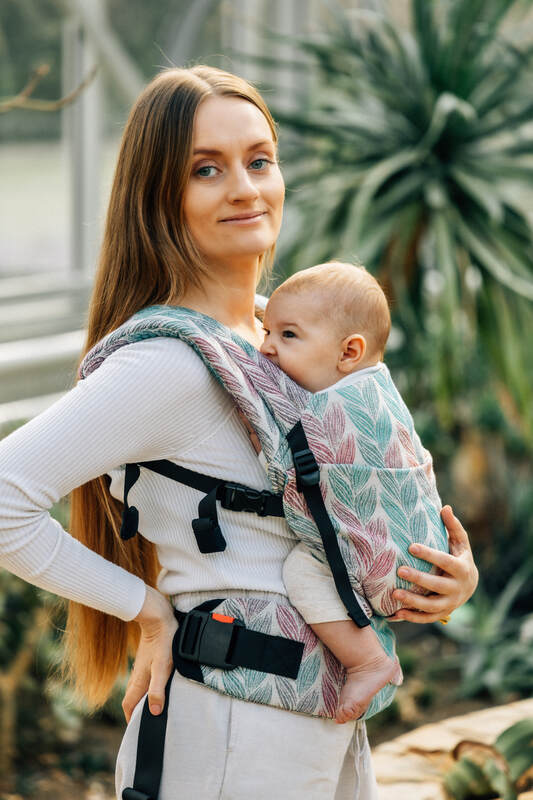 LennyLight Carrier, jacquard weave 100% cotton - TANGLED - PLAIT - Woven Baby Size - Standard   lenny_light    #