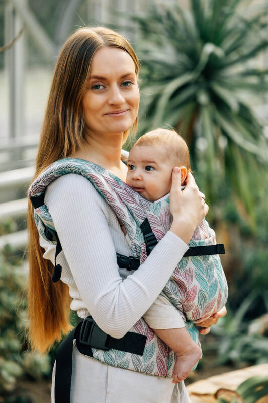 LennyLight Carrier, jacquard weave 100% cotton - TANGLED - PLAIT - Woven Baby Size - Standard   lenny_light    #